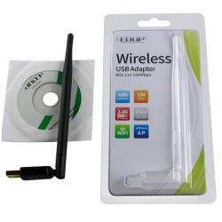 EDUP ​Ασύρματο USB Wi-Fi Lan Adapter με Εξωτερική Κεραία